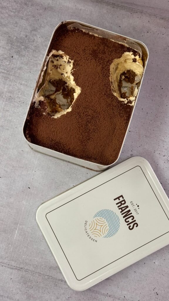 Tiramisú en lata