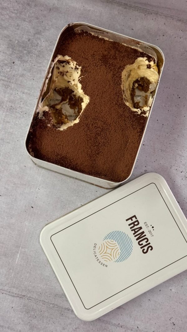 Tiramisú en lata