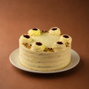 torta-francis-lateral sobre fondo marrón cálido